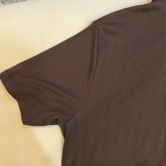 Perry Ellis Ribbed Knit Polo Shirt Size XL - Picture 5 of 6